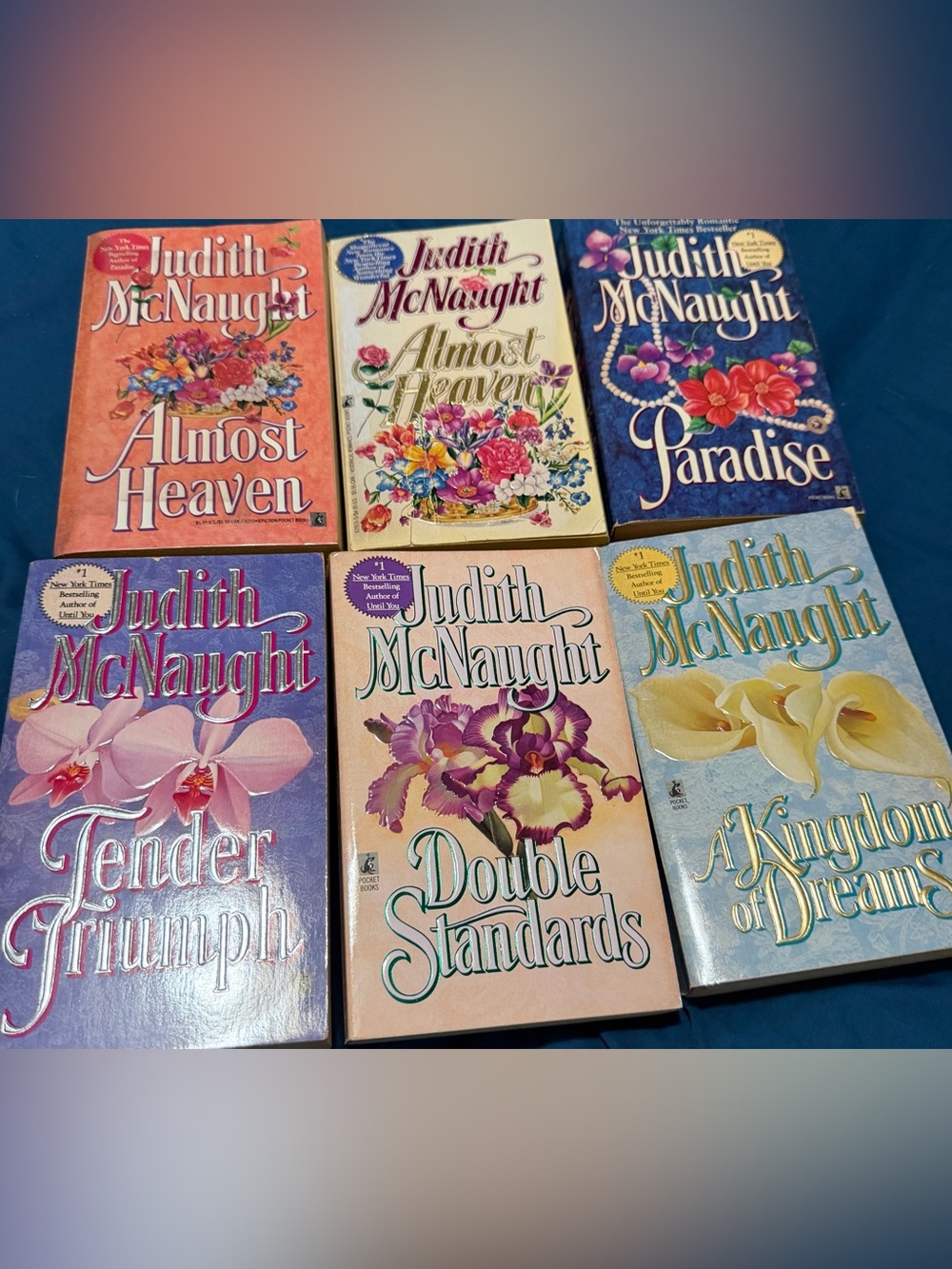 Judith McNaught paperback romance LOT